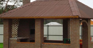 Беседка из кирпича под ключ в Кольчугино цена от 3242 рублей - Строй-Кль